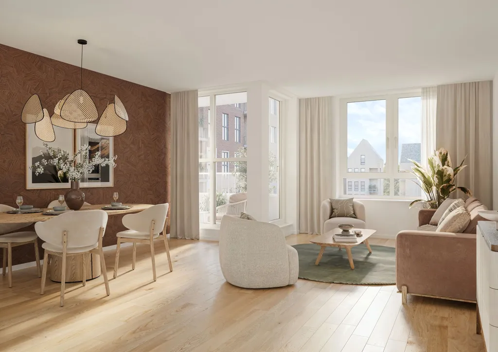 Séjour - Porte-cochère Flat with Waterfront View in Zaandam