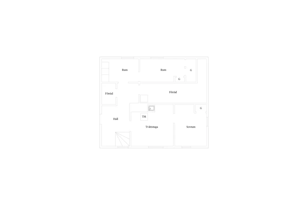 Floor Plan - Detached Villa with Garden in Vinslöv