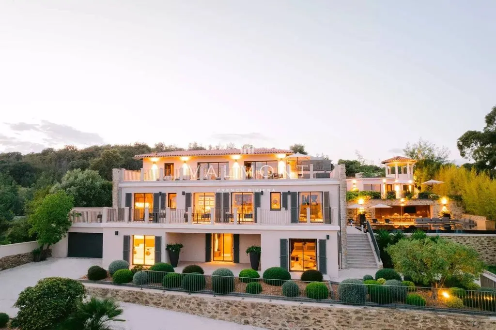 Aerial - Luxury Villa with Pool in La Croix-Valmer