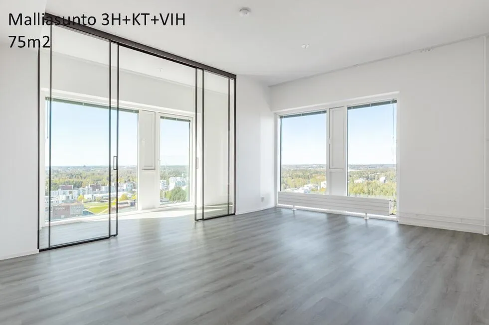 Elutuba - Modern Flat with Conservatory in Aurinkolahti