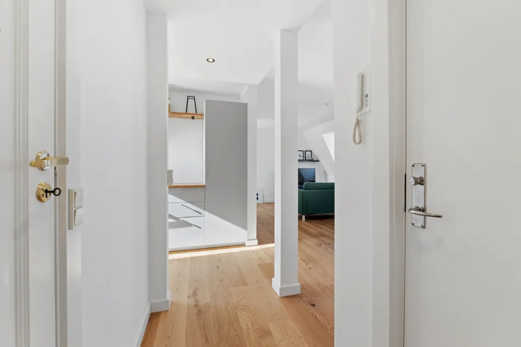 Entrée - Renovated Apartment with Metro Access in Frederiksberg