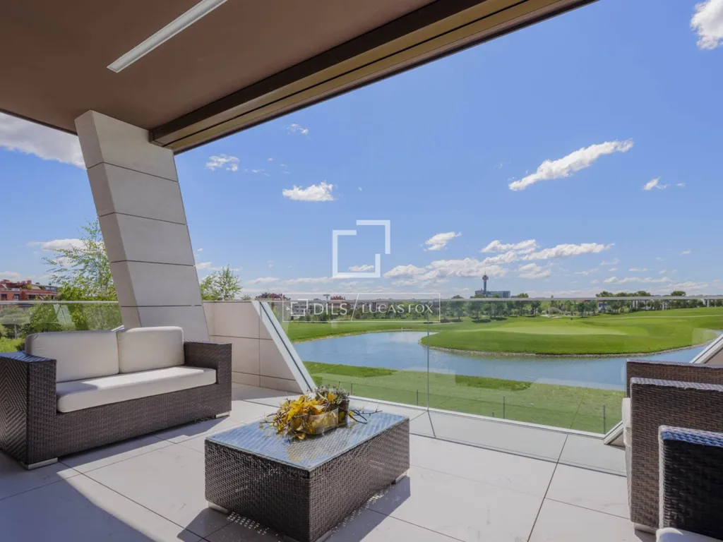 Terrace - Luxury Apartment with Golf Course Views in La Finca