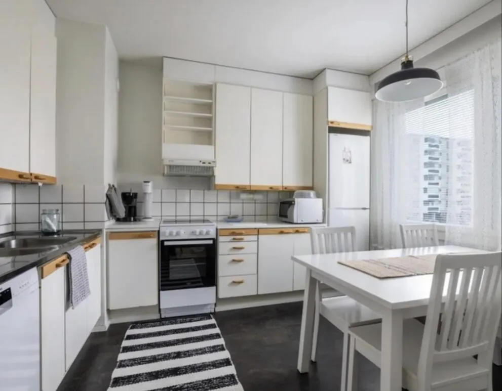 Cuisine - Apartment with Balcony in Hämeenlinna Centre