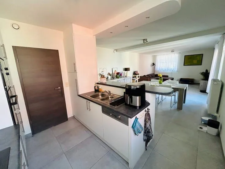 Köök - Flat with Gas Heating, Near Nivelles Centre