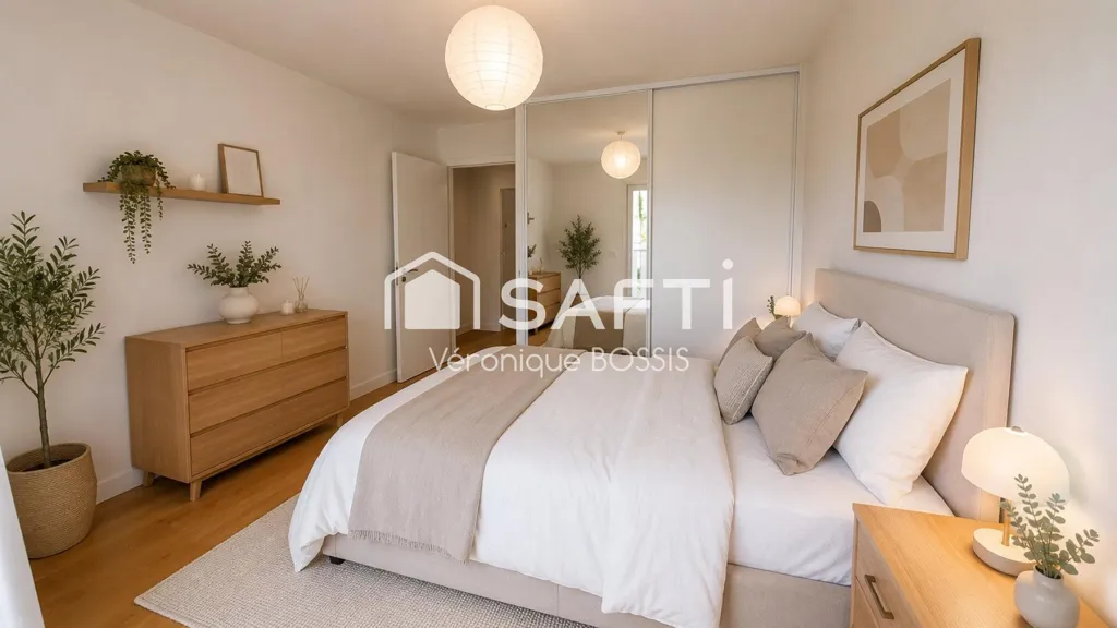 Chambres - Appartement T3 avec Parking au Pentagone de La Roche-sur-Yon