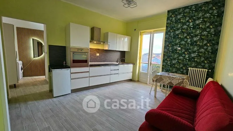 Séjour - Modern Trilocale with Balcony in Asti
