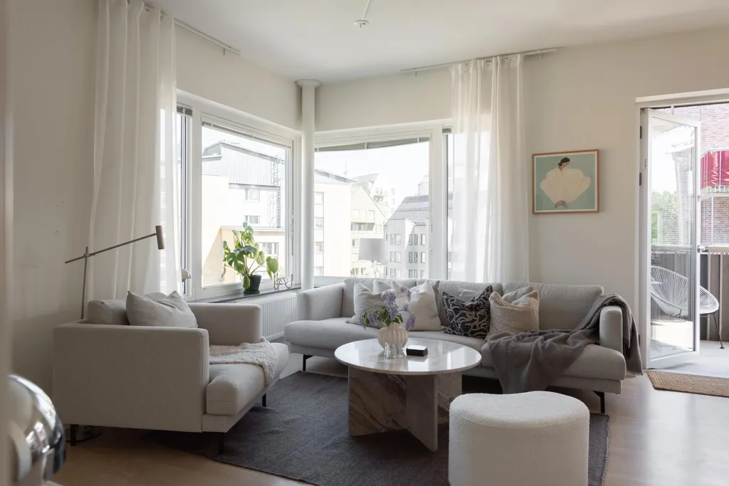 Séjour - Modern Flat with Large Balcony in Södra Ladugårdsängen