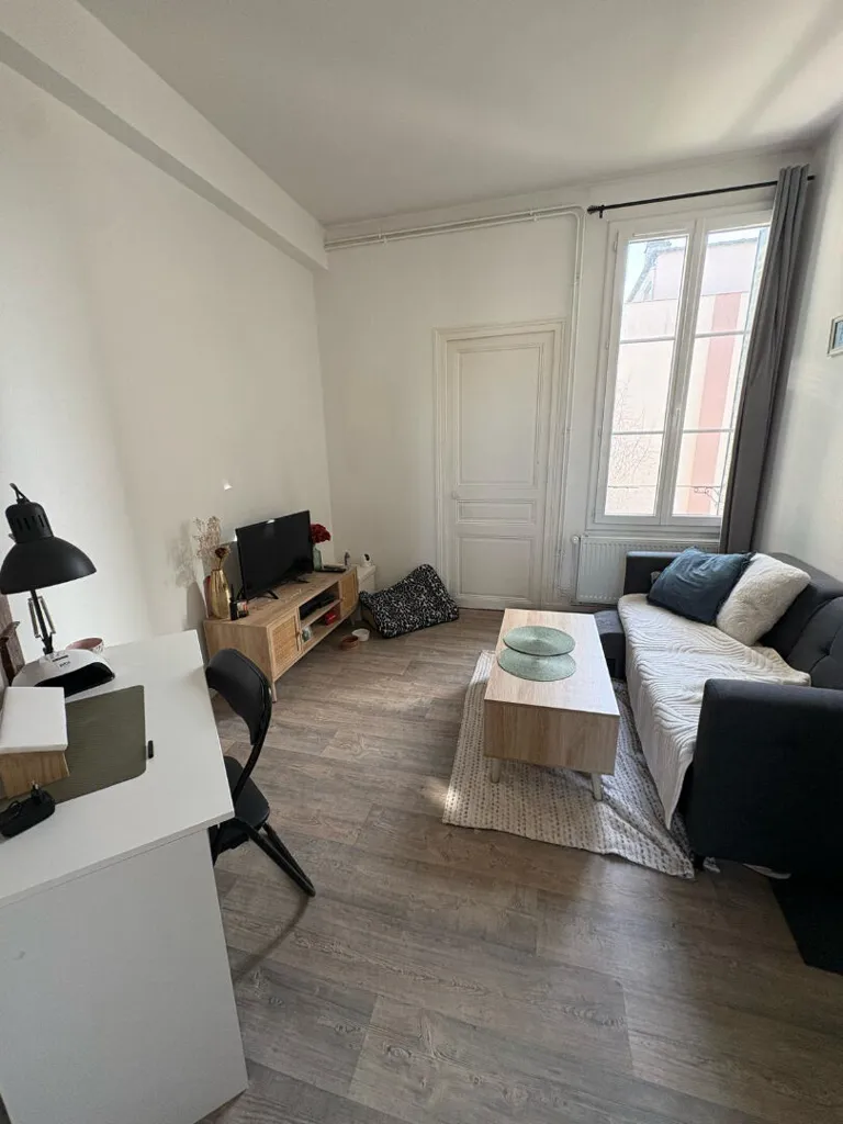 Soggiorno - T2 Flat with Marble Fireplace in Chartres