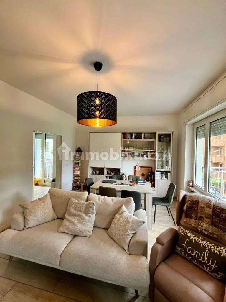 Séjour - Spacious Apartment with Balconies in Como