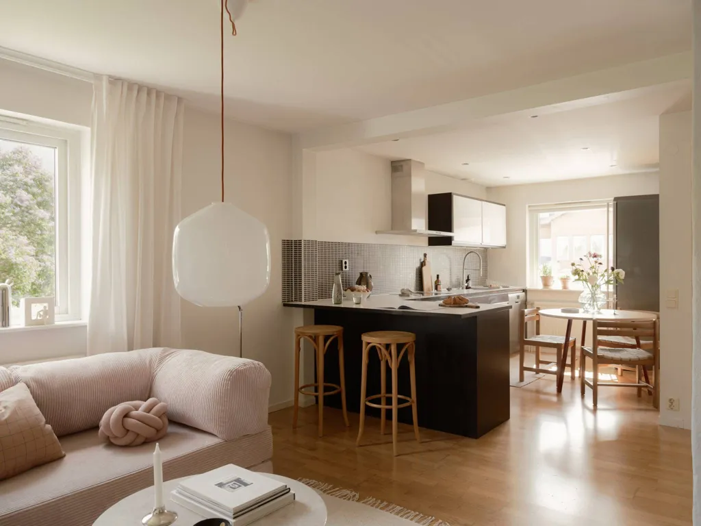 Séjour - Apartment with Garden in Johanneberg