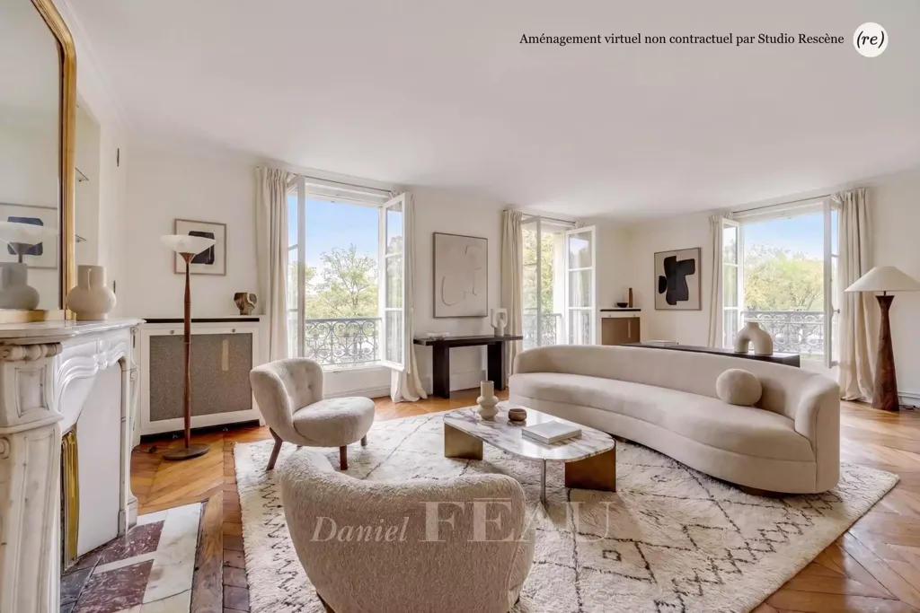 Elutuba - Elegant 4-Bed Apartment with Courtyard View in Versailles