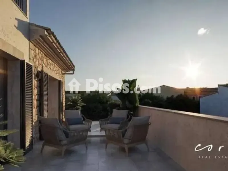 Terrace - Mallorcan Chalet with Pool in Ses Salines