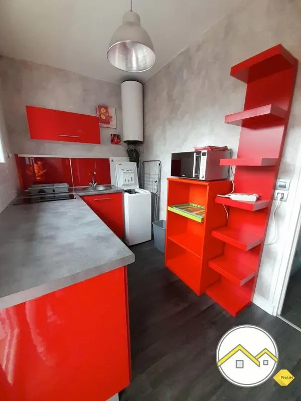 Kitchen - T1 Flat Near Beach in Pornichet