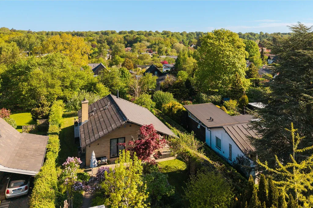 Vue aérienne - Detached Villa with Garden in Værløse