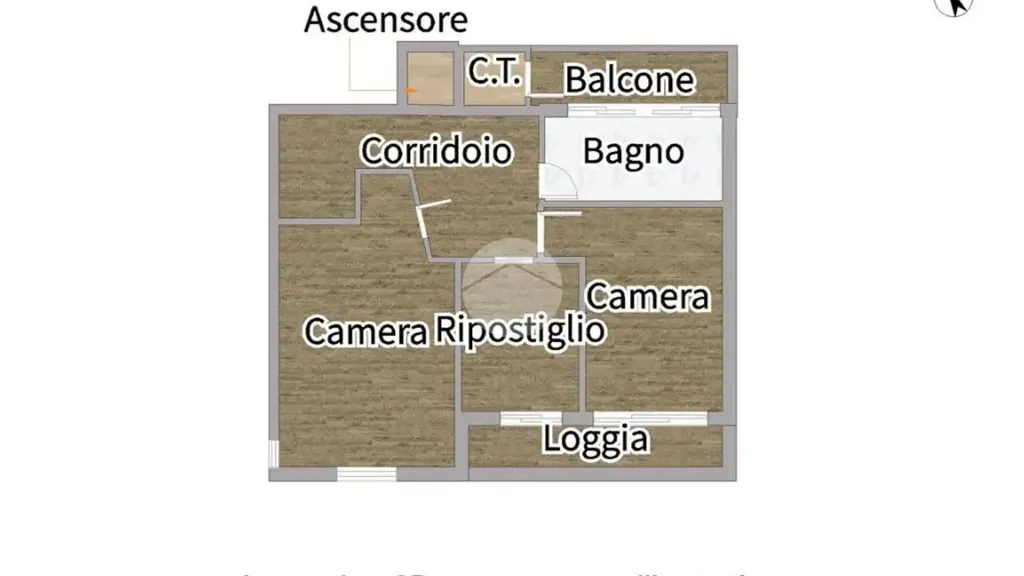 Floor Plan - Modern Terrace Villa in Pettino, L'Aquila