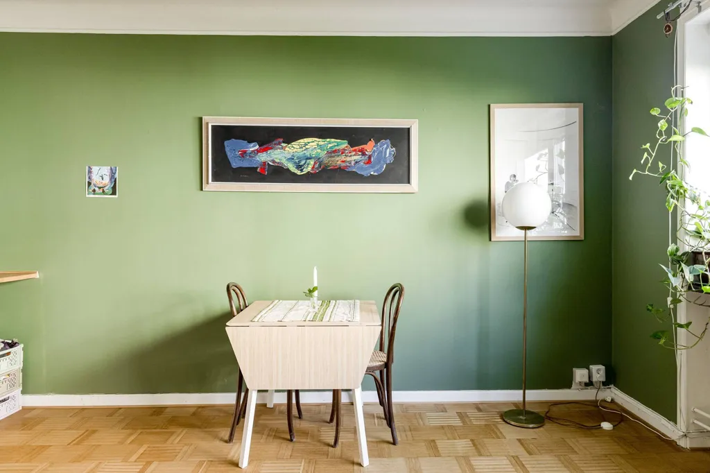 Sala da pranzo - Open-Plan 2-Bedroom with 1930s Charm in Malmö