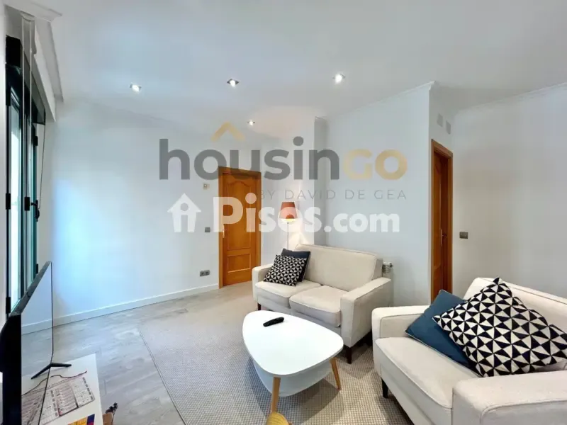 Living Room - Modernised Flat with West View in Chamberí