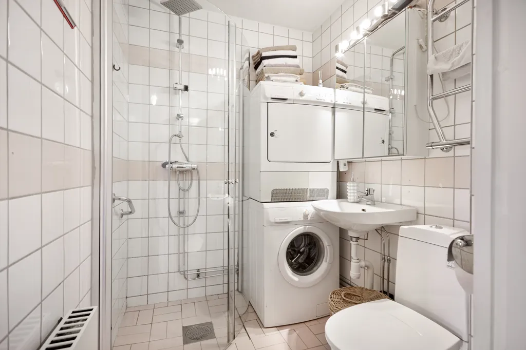 Salles de bain - Apartment with West-Facing Balcony in Göteborg