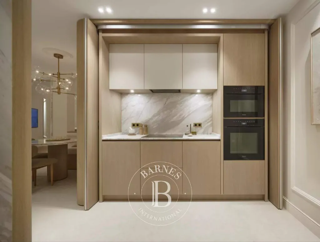 Cuisine - Appartement Luxe avec Vue Mer à Cannes
