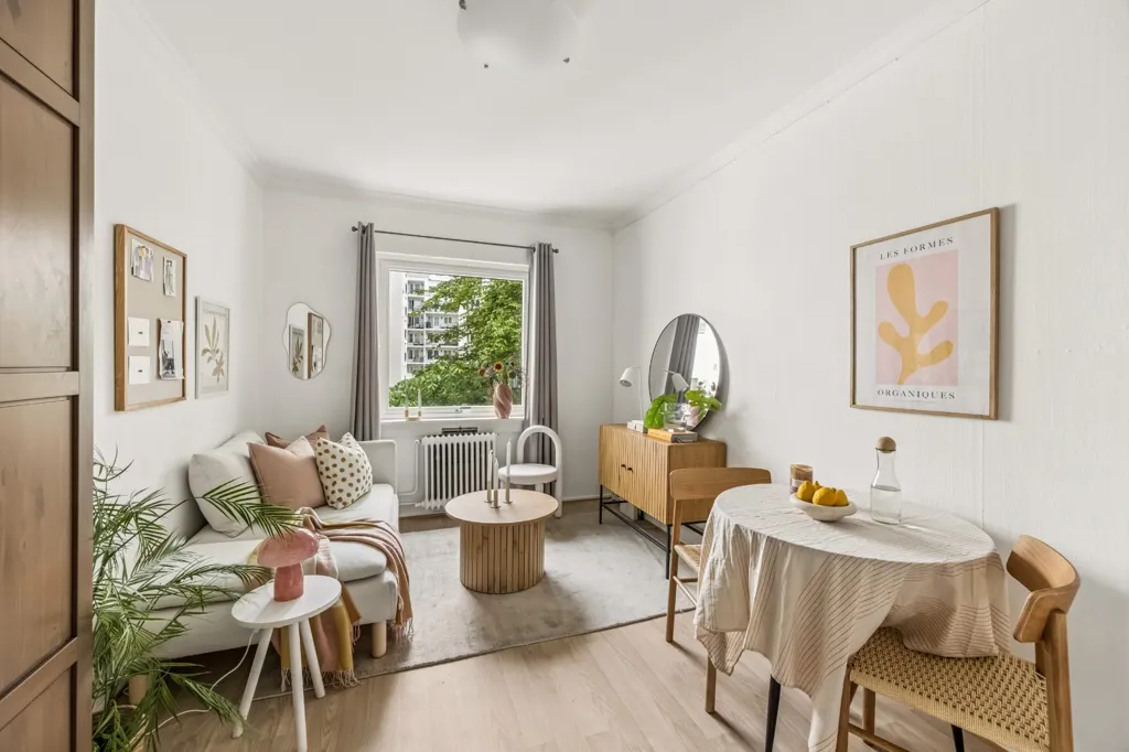 Séjour - Apartment with Garden View in Oslo