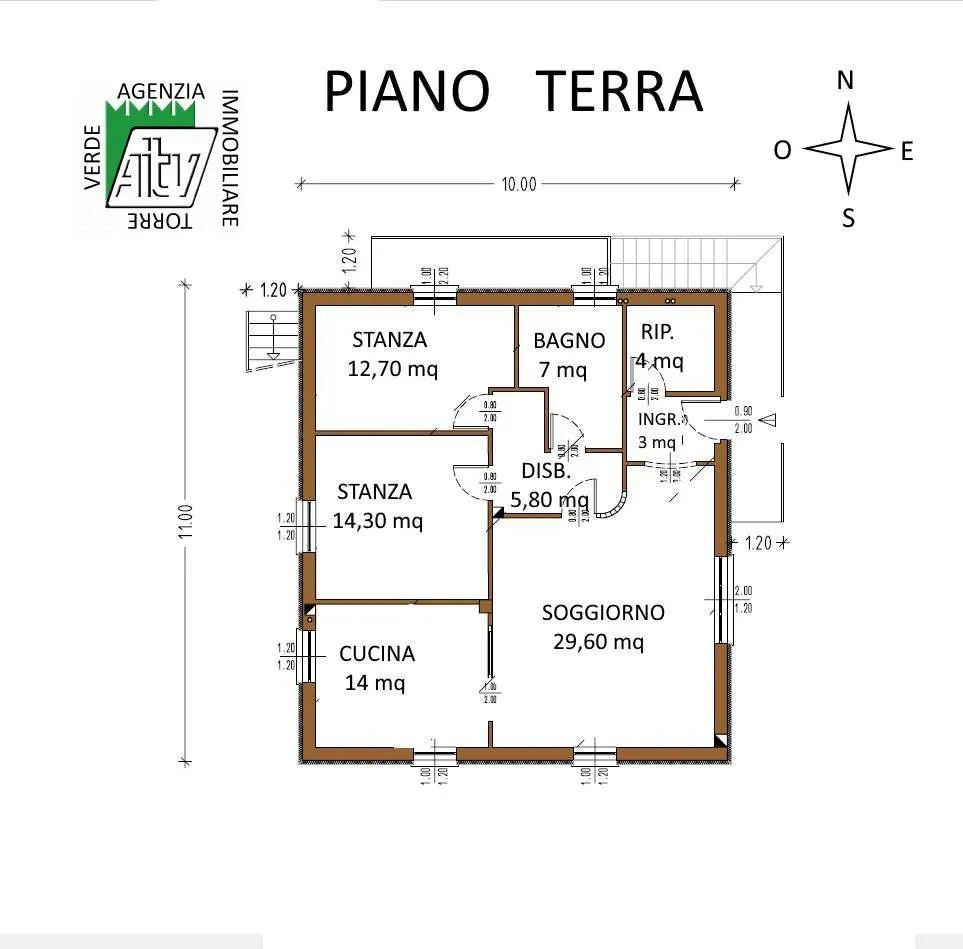 Plan - Modern Villa with Garden in Cavedago