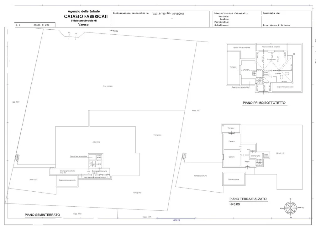 Plan - Luxury Villa with Pool in Castronno