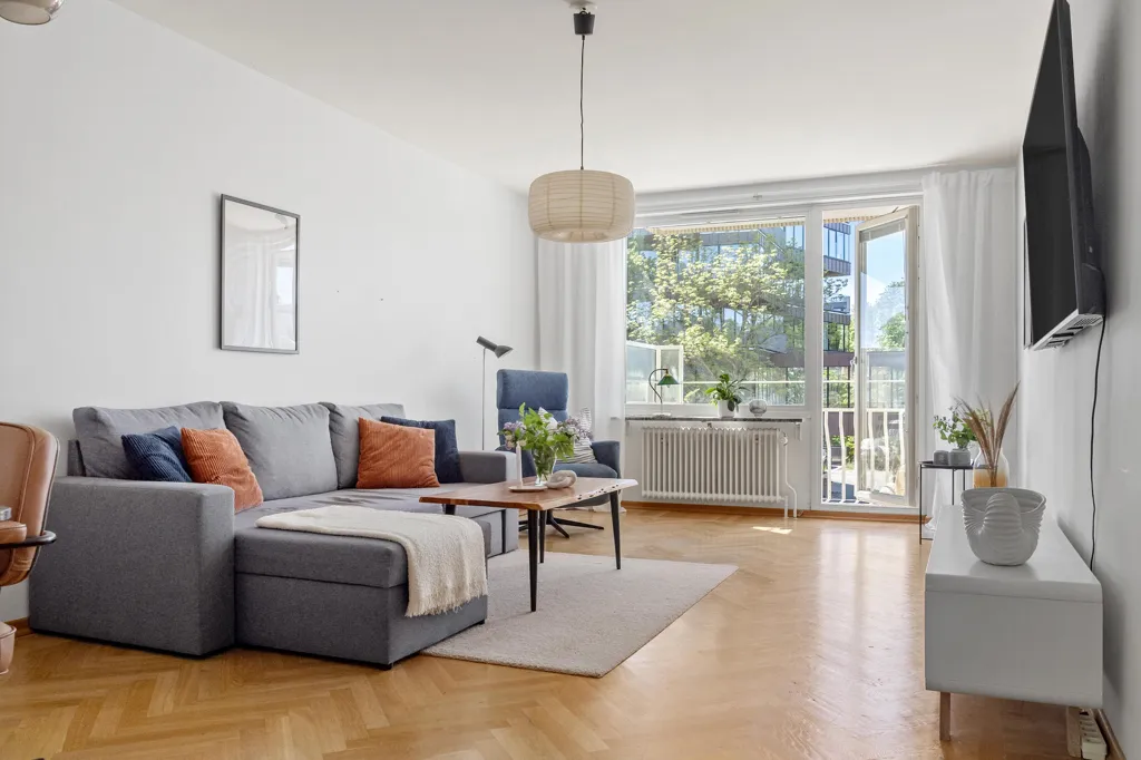 Elutuba - 2-Bedroom Apartment with Balcony in Lund