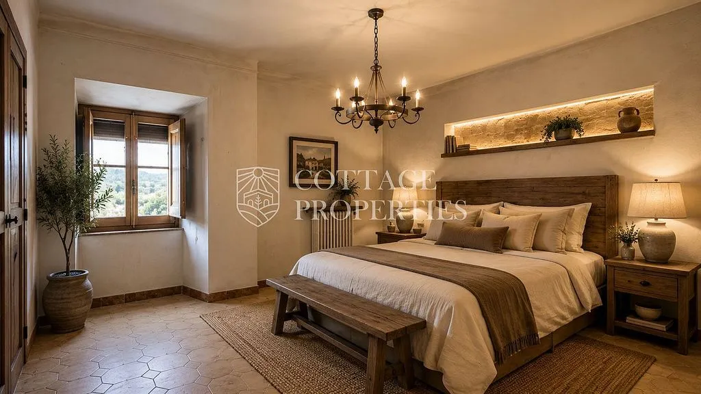 Bedrooms - Traditional Masía in Bellcaire d'Empordà