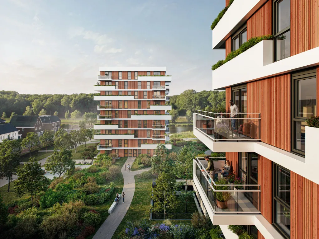 Extérieur - Modern Apartments with Park Access in Almere