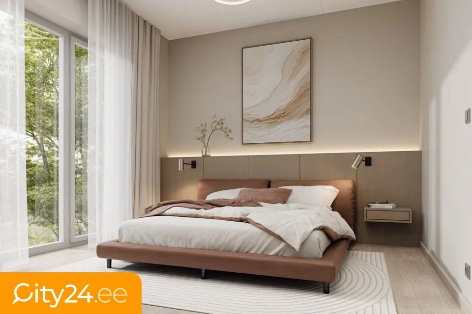 Bedrooms - 4-Bedroom Apartment with Sea View in Pirita