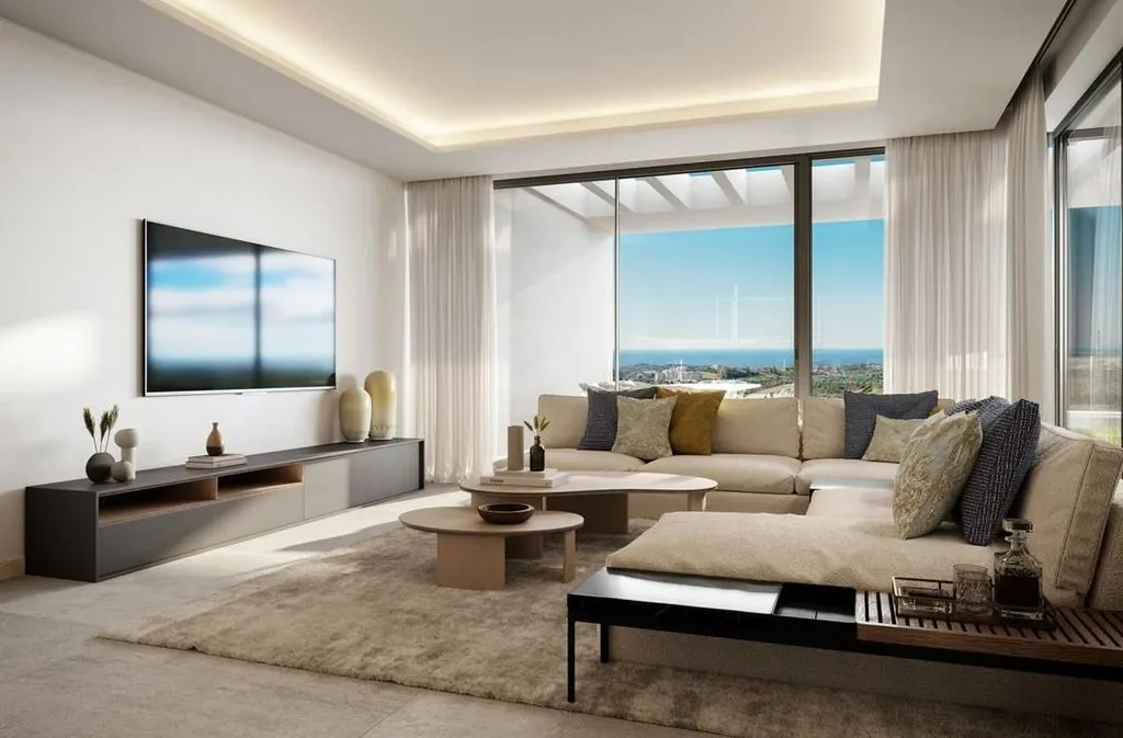 Séjour - Luxury Apartment with Private Pool in Casares
