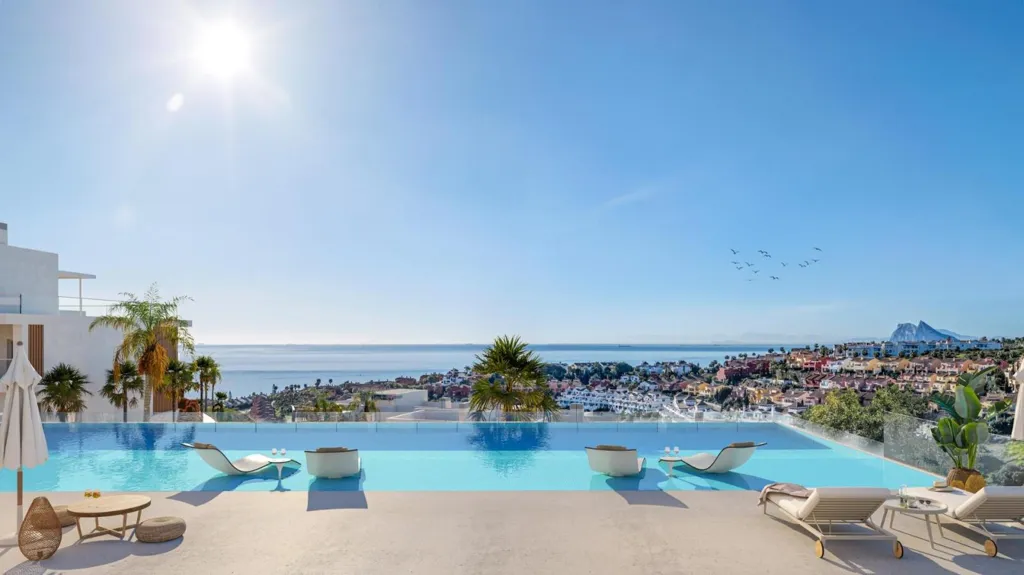 Piscine - Apartment with Sea Views in Alcaidesa, Cadiz
