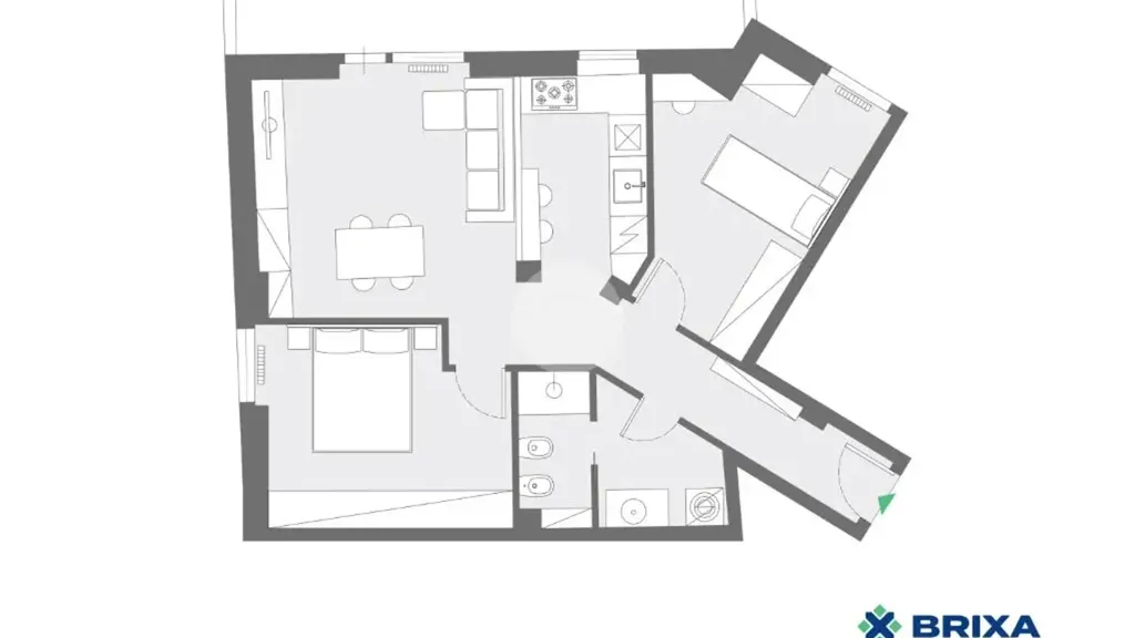 Plaan - Modernised Apartment with Balcony in Fleming, Rome