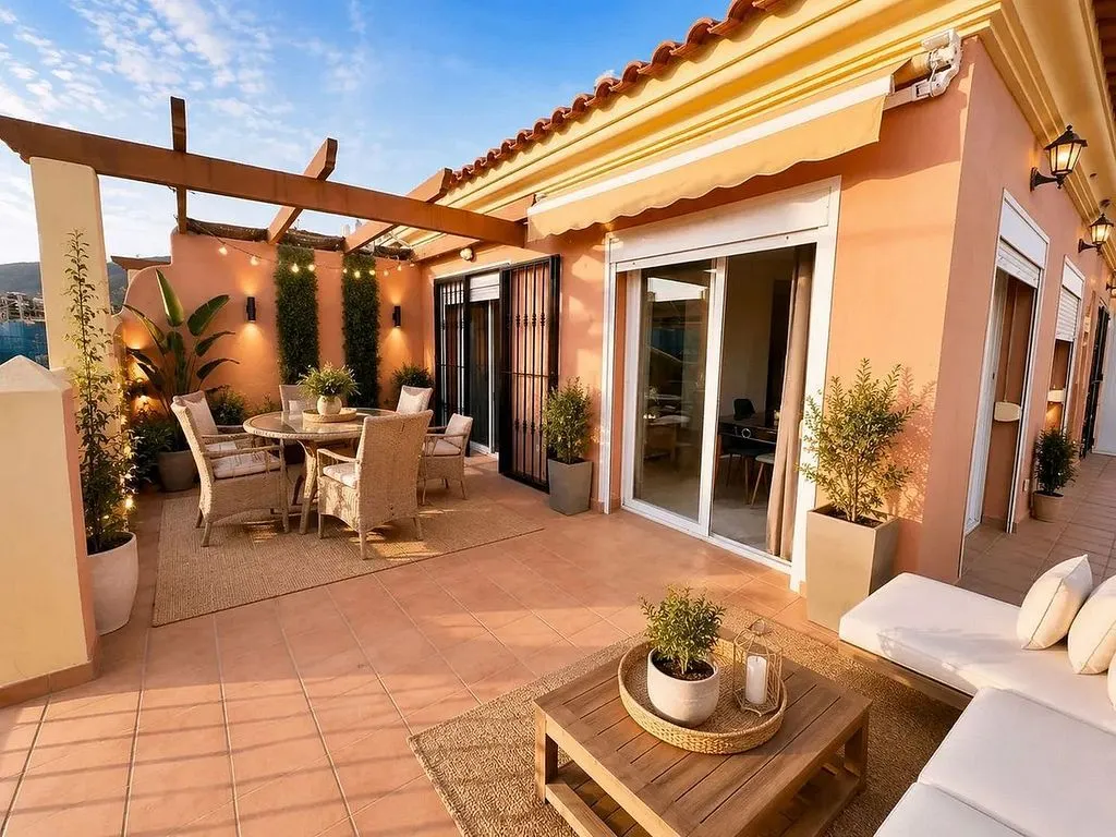 Terrasse - Penthouse with Pool in Fuengirola
