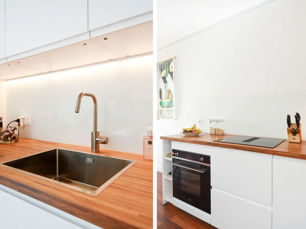 Köök - Modernised Flat with Terrace in Essesteijn