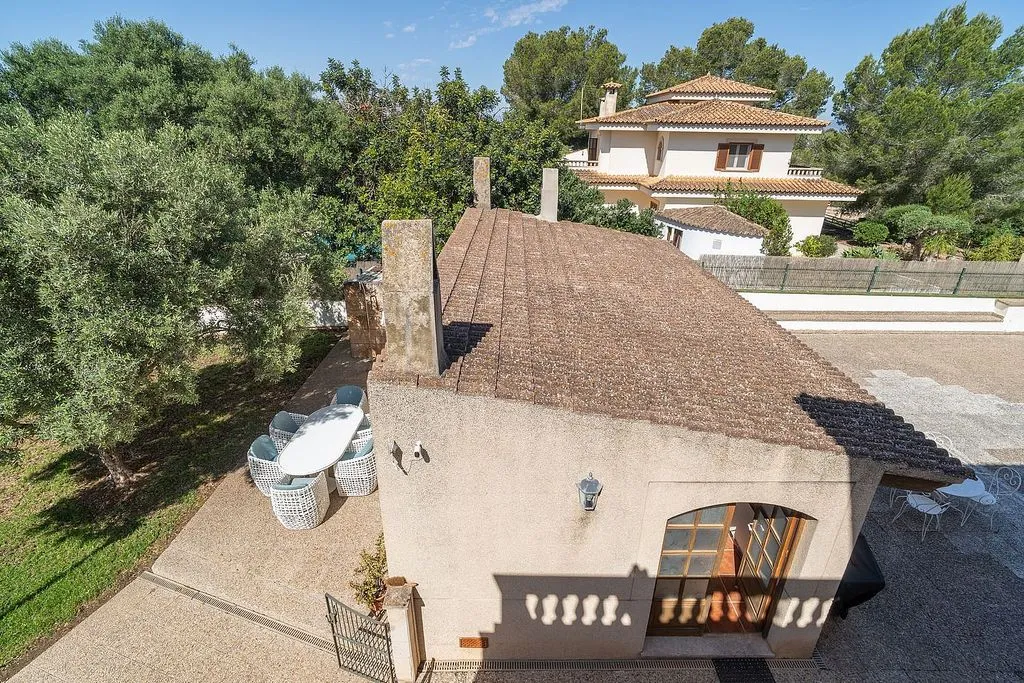 Vue aérienne - Chalet with Pool and Terrace in Son Caulelles