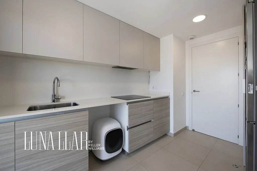 Cucina - Modern Flat with Pool in Cornellà de Llobregat