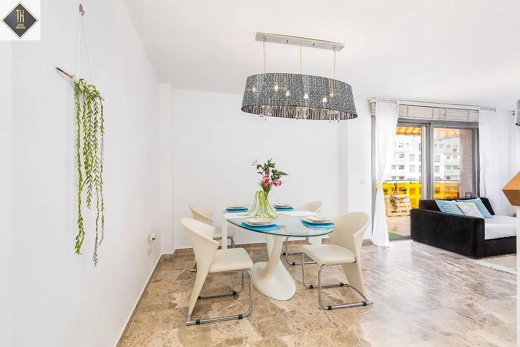 Dining Room - Duplex with Terrace and Pool in Puerto de la Torre