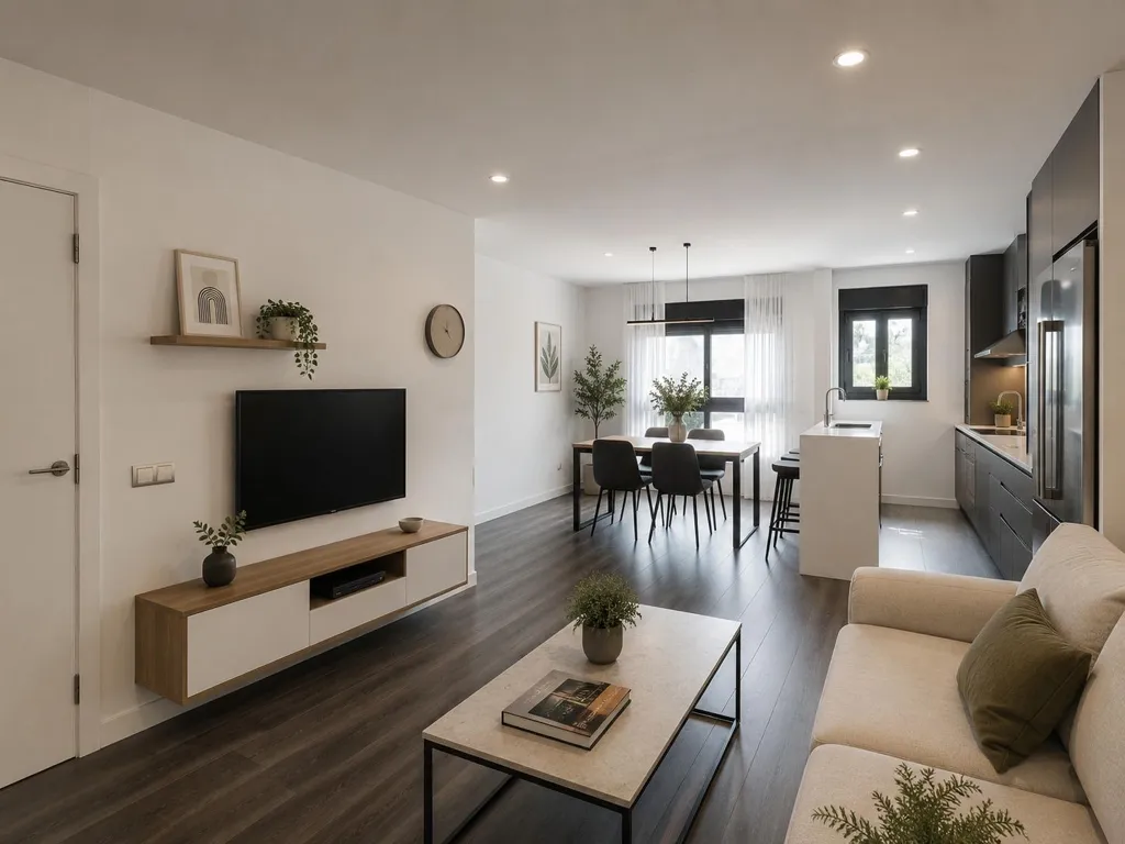 Séjour - Ground Floor Flat with Terrace in Pallaresos, Tarragona