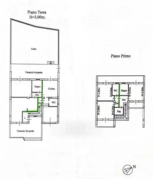 Plan - Villa with Garden in Valderice
