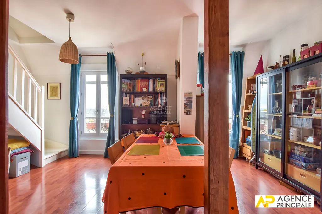 Salle à manger - Duplex avec Vue sur le Parc à Maisons-Laffitte