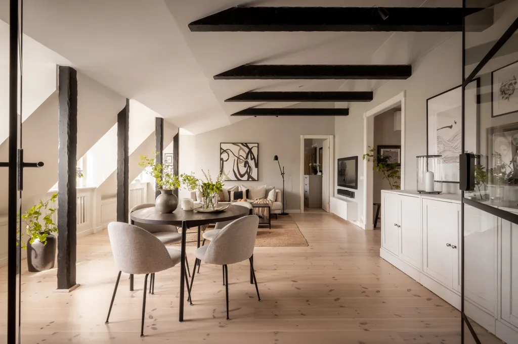 Salle à manger - Charming Loft with City View in Stockholm