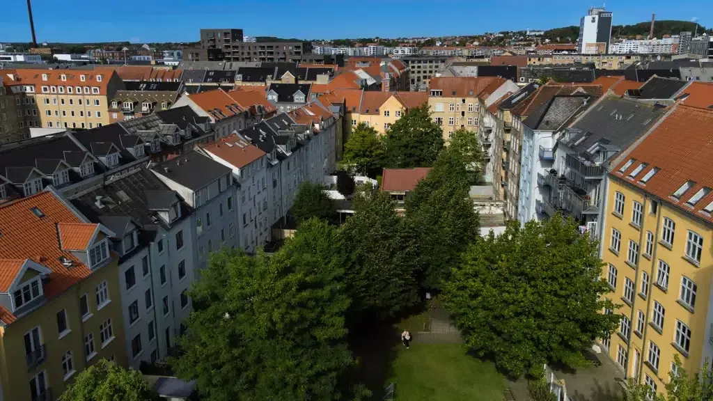 Vista aerea - 4-Bedroom Apartment in Aalborg Centre