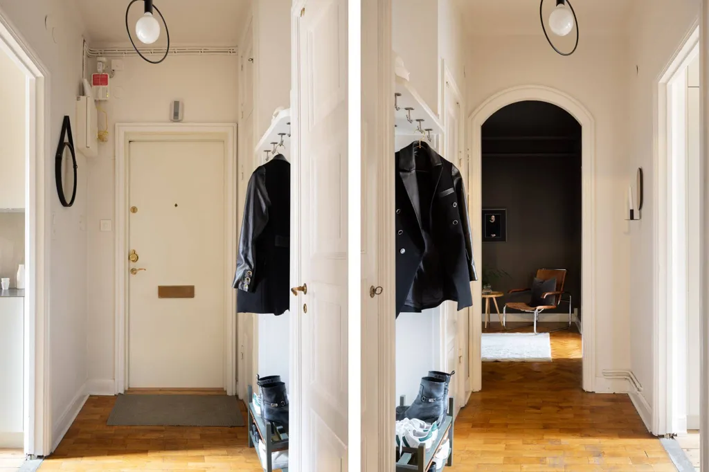 Entrée - Parisian-Style Flat with Balcony in Vasastan