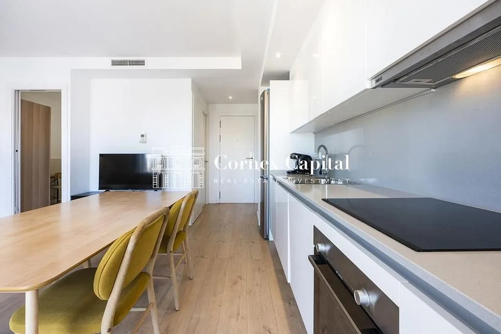 Köök - Apartment with Pool in Poblenou, Barcelona