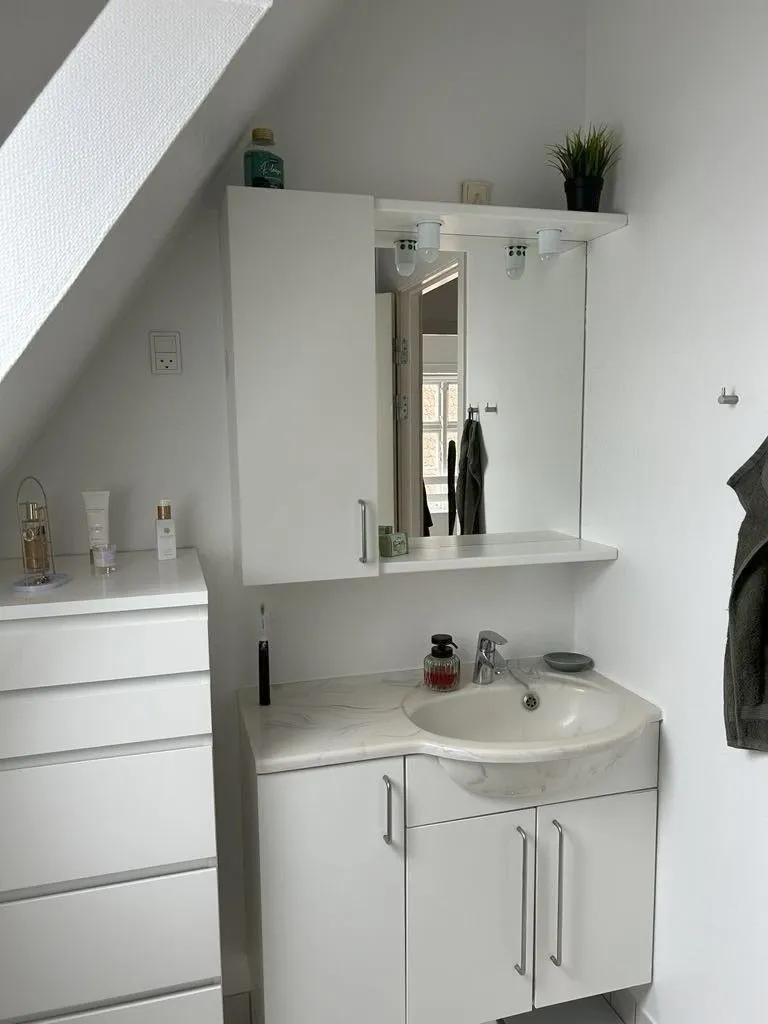 Bathrooms - Bright Apartment with Garden View in Haderslev