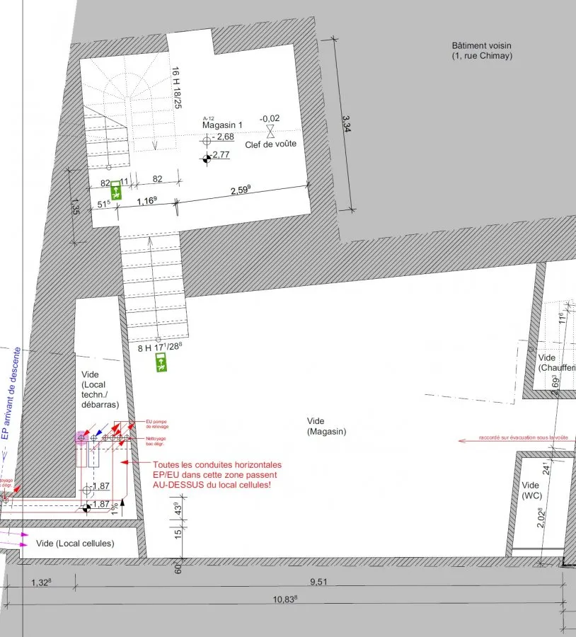 Plan - Local Commercial en Centre-Ville de Luxembourg