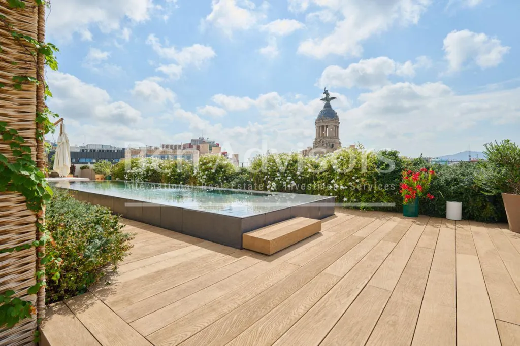 Terrasse - Refurbished Flat with Terrace in Passeig de Gràcia