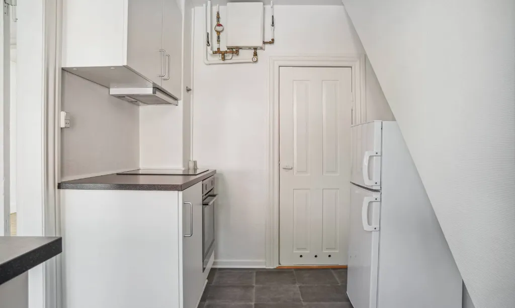 Köök - Two-Bedroom Flat with Garden Access in Næstved