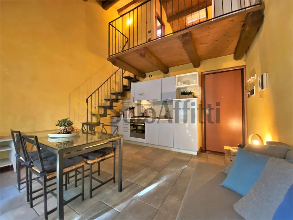 Dining Room - Studio with Balcony in Forlì's Historic Centre